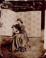 Porträt von Jane Morris (1839-1914), 1865